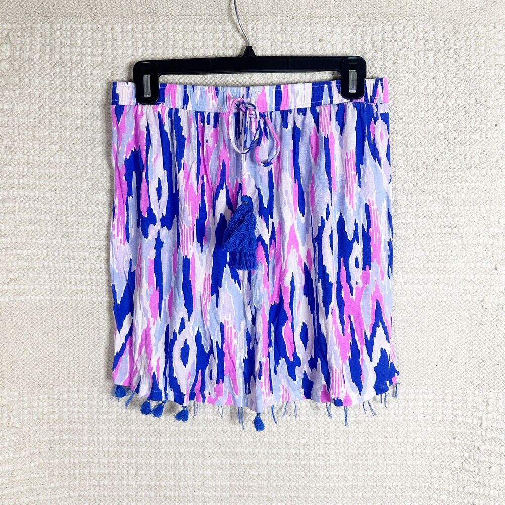 LILLY PULITZER purple amethyst One Too Many strapless Palma tube top S